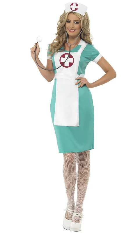 Scrub Nurse Womens Fancy Dress Costume Tunics Cozy comfortable