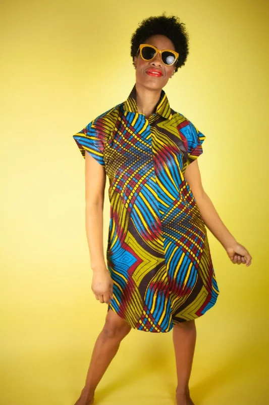 African Print Dress In Wow Print Tunics Vintage classic