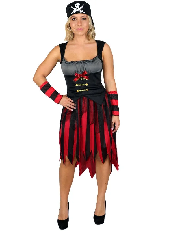 Merciless Pirate Beauty Womens Dress Up Costume Tunics Favorite customer