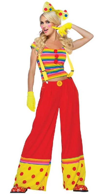 Moppie The Clown Womens Fancy Dress Costume Tunics Sophisticated sleek