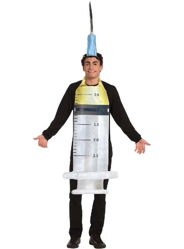 Giant Syringe Adults Funny Dress Up Costume Tunics Stylish elegant