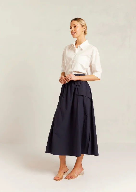 Alessandra Valora Skirt silk skirt lustrous