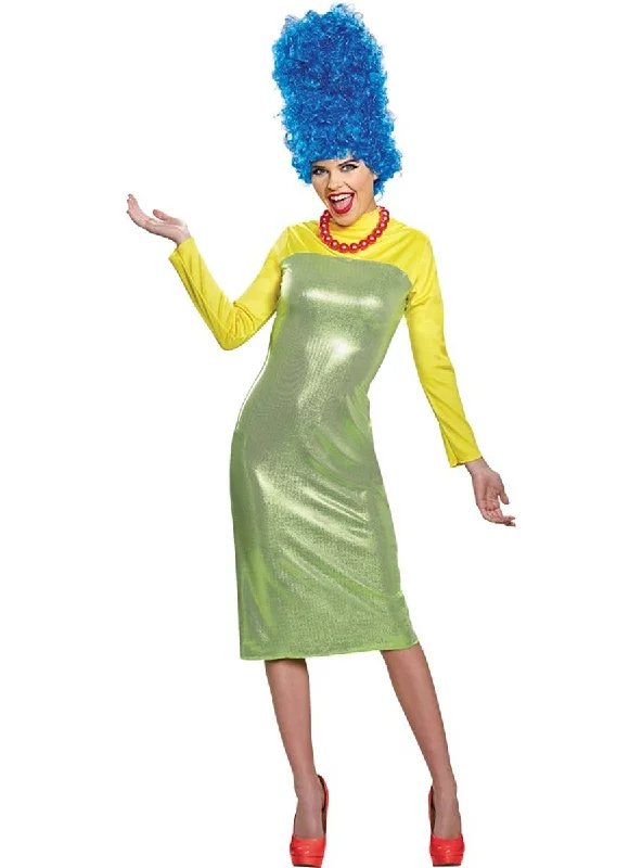 Marge Simpson Womens Deluxe Fancy Dress Costume Tunics Ceremony elegant