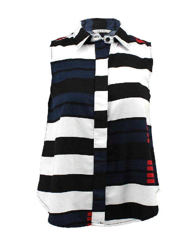 Stripe Tent Tank open back tank