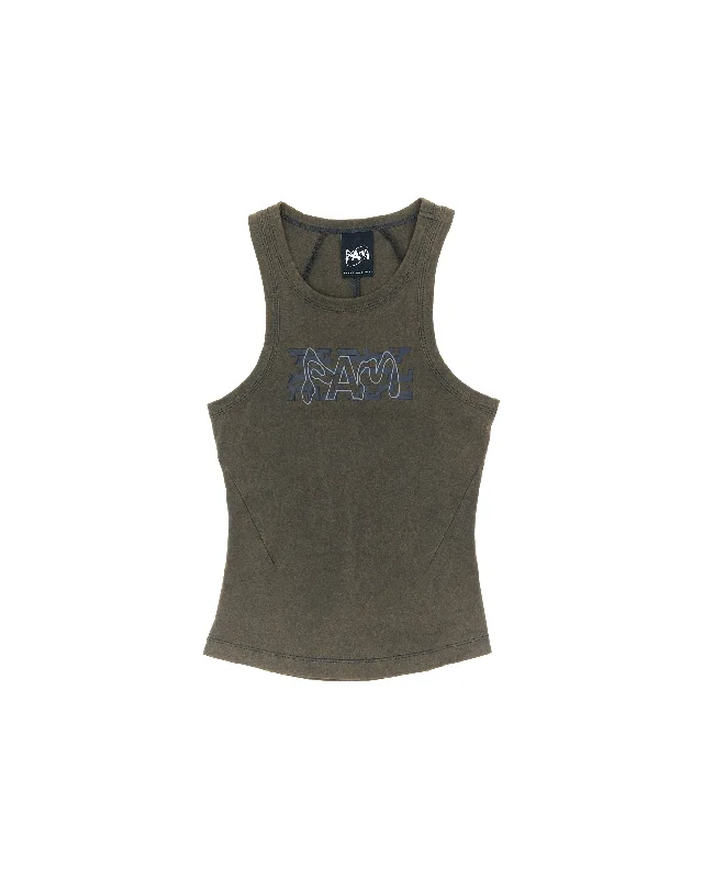 Body And Soul Racer Tank - Grease boho tank top