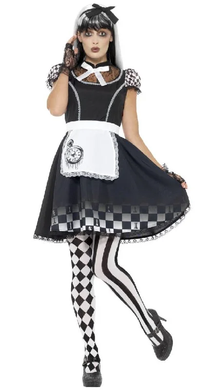 Gothic Alice Womens Halloween Fancy Dress Costume Pencil Office Professional