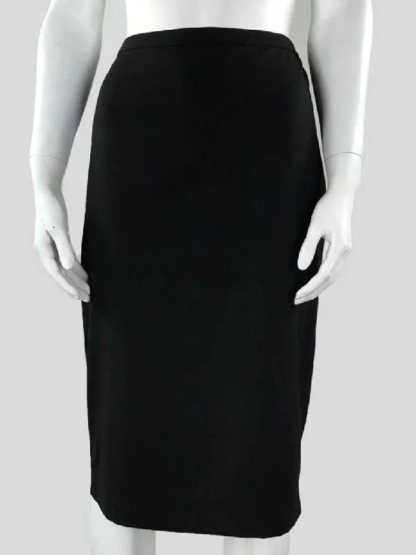 Robert Rodriguez Black Pencil Skirt 4 US wool skirt sturdy