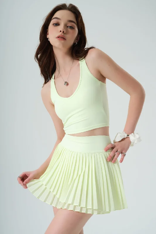 Elay Tank - Lemon teal tank top