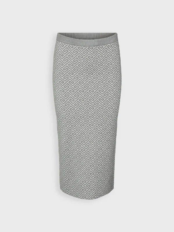 Γυναικεία φούστα πλεκτή VMARIA ART NW PENCIL SKIRT 10314463 | 10314463 tiered skirt playful