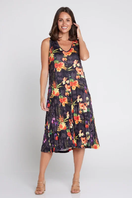 Stella Sleeveless Print Dress - Tropical Tunics Favorite customer