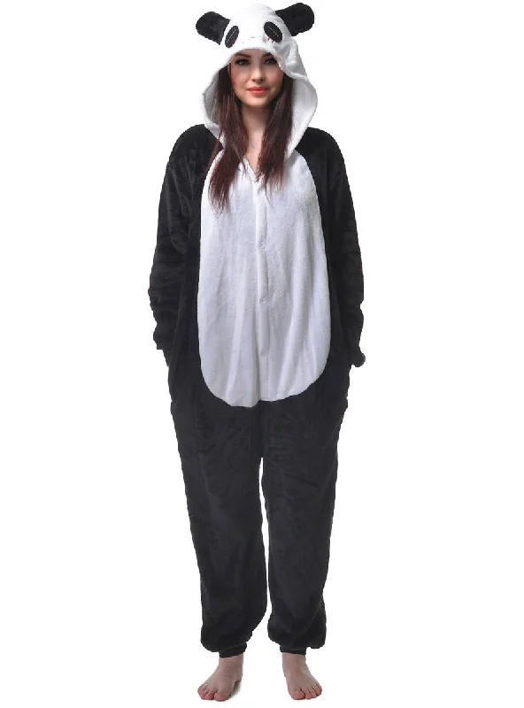 Cute Plush Panda Adults Onesie Dress Up Costume Tunics Business professional