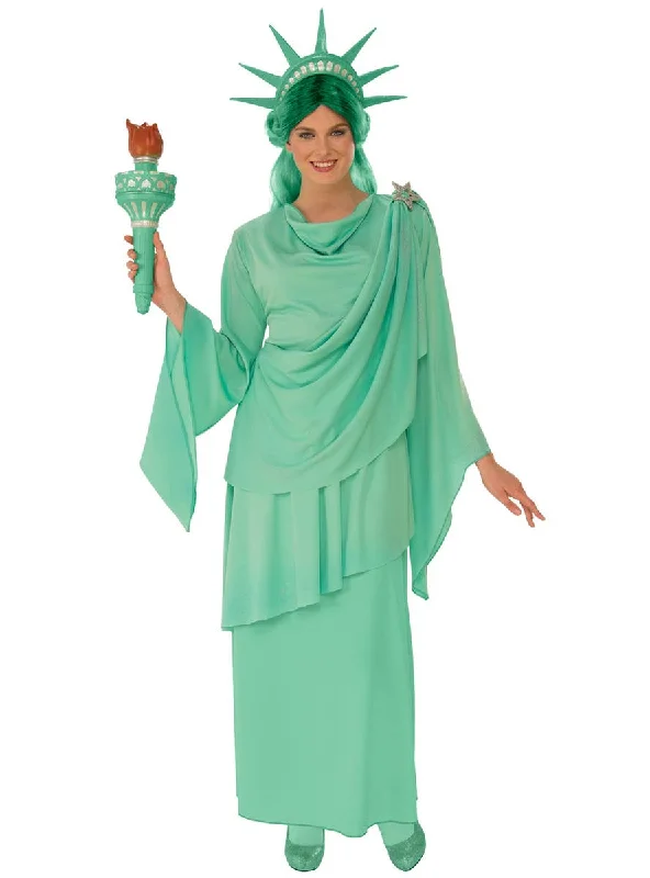 American Statue of Liberty Womens Dress Up Costume Tunics Sale discount