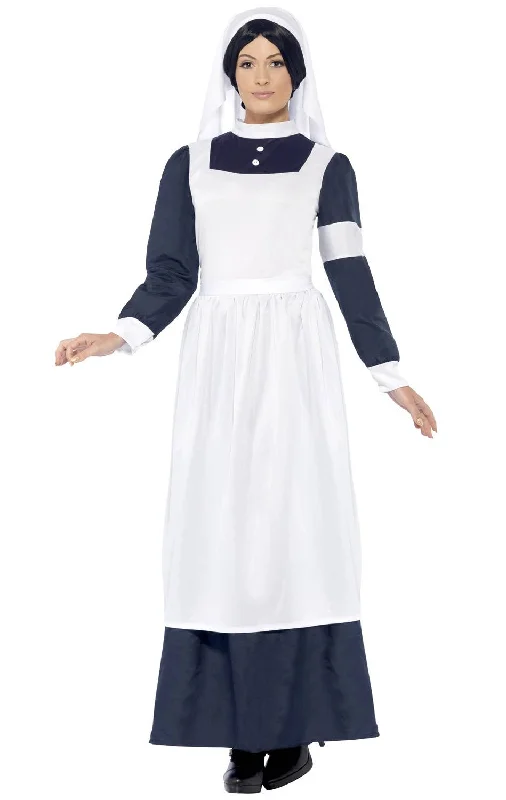 Great War Nurse Womens Fancy Dress Costume Tunics Trendy modern