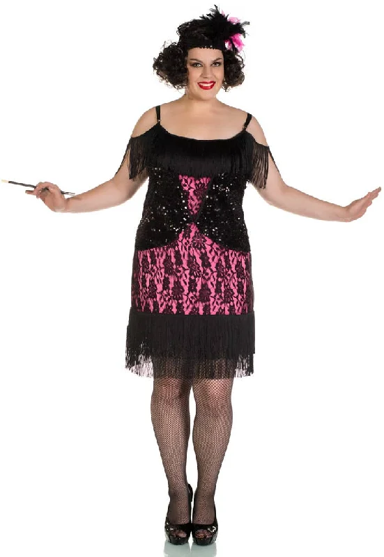 Miss Viola Plus Size Womens Deluxe 1920s Flapper Dress Costume Tunics Versatile functional