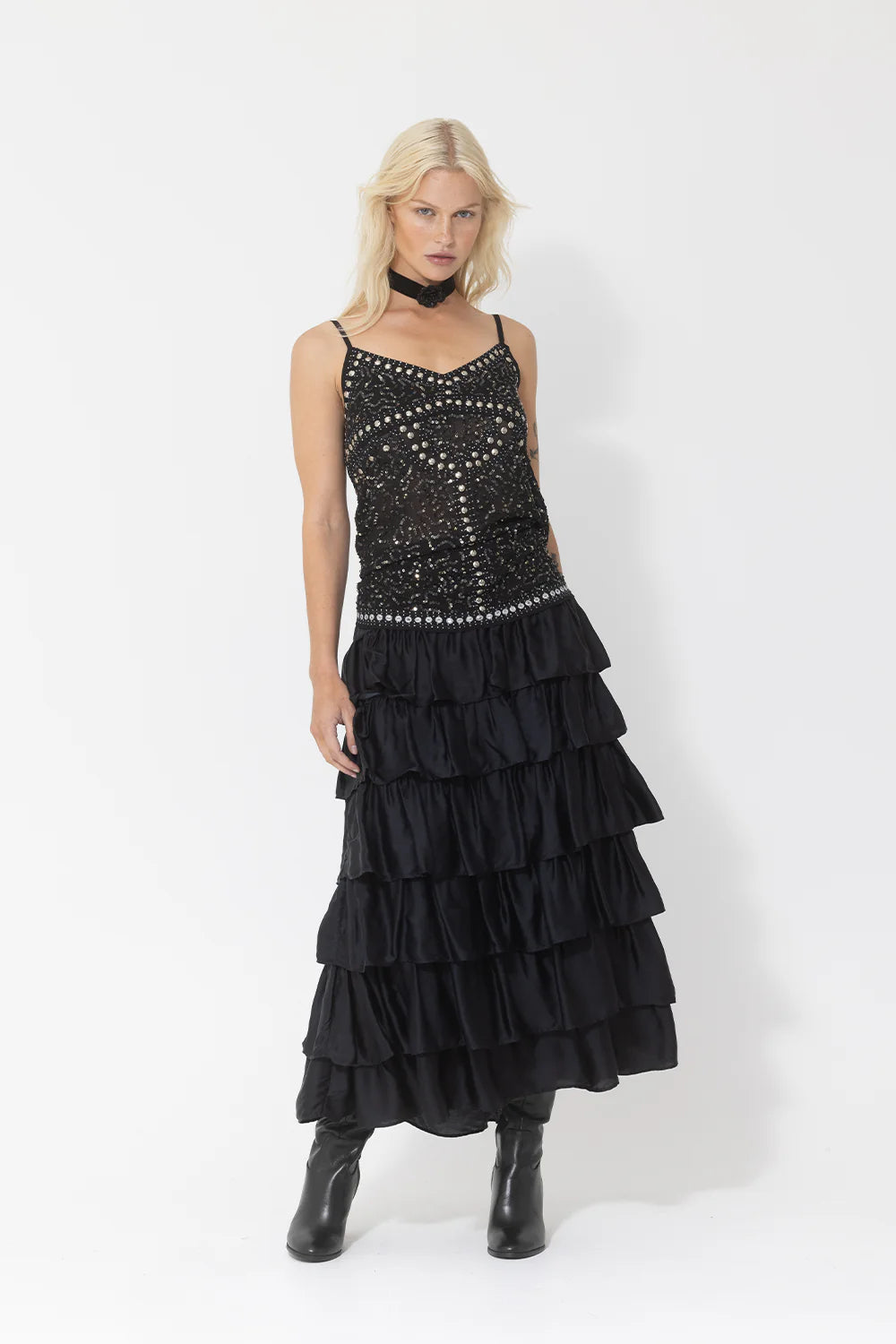 Joey The label Silk Imposter Layered Skirt tulle skirt dreamy