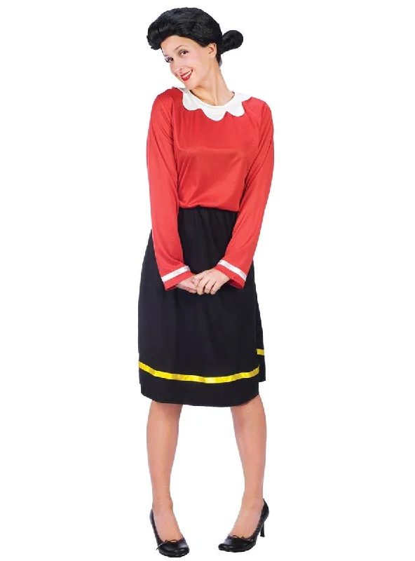 Popeye Olive Oyl Womens Dress Up Costume Tunics Gym athletic