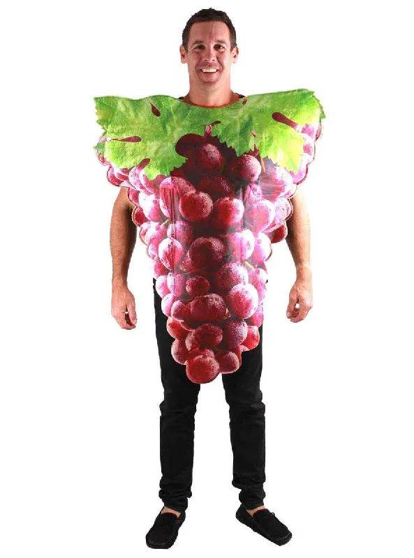 Funny Bunch of Grapes Adults Dress Up Costume Tunics Cozy comfortable