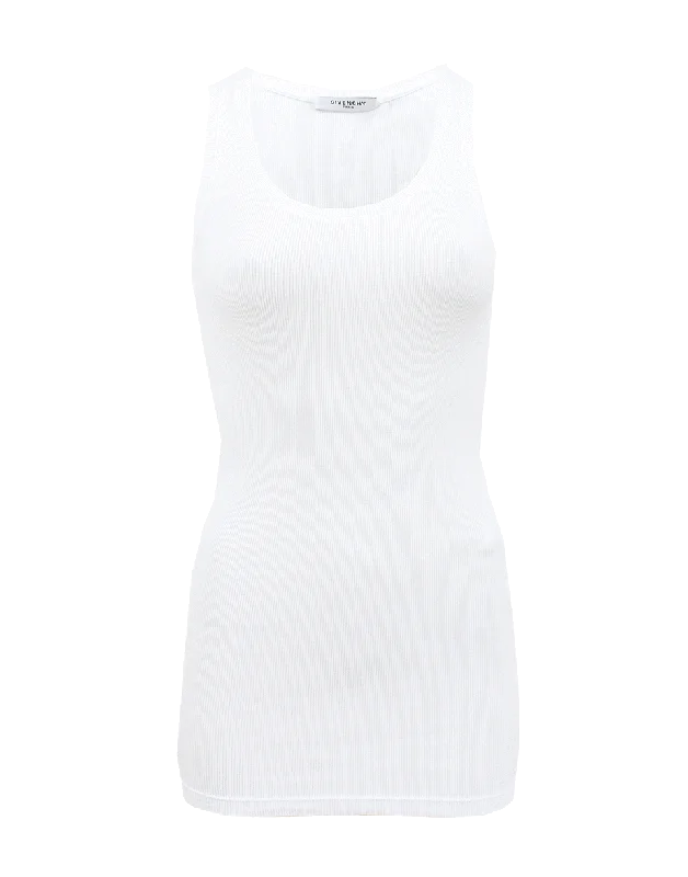 Racer Back Ribbed Tank lace back tank