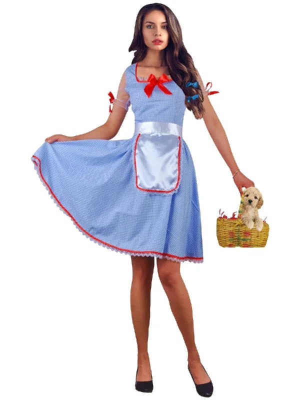 Delectable Dorothy Womens Fancy Dress Costume Tunics Spring floral