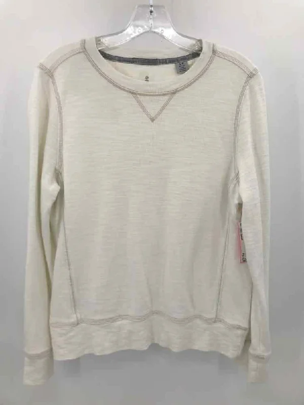 Pre-Owned Tommy Bahama Ivory Size Small Sweater Lace Blend Ribbed Blend Corduroy Blend