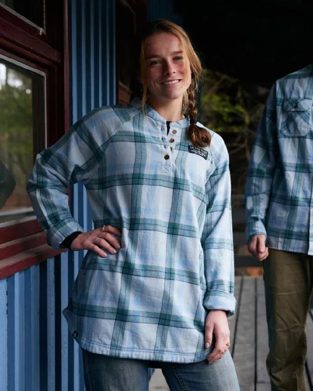 Women's Malo Pullover Flannel - Mountain Moon Boyleg Sleeve Pullover