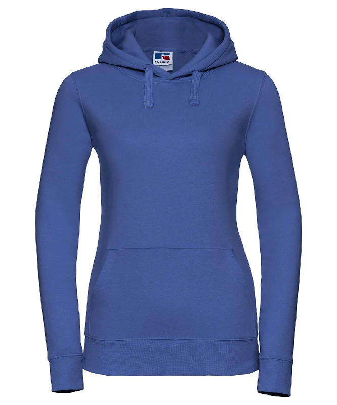 Bright Royal - Women's authentic hooded sweatshirt Hoodie with Set-In Sleeves Structured Classic