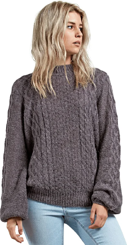 Women's Hellooo Sweater|-|Chandail Hellooo Femme Welt Pockets Slit Pockets Flap Pockets