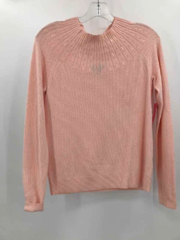 Pre-Owned Etcetera Pink Size XS Sweater Chenille Fabric Brocade Fabric Lace Fabric