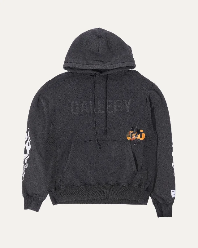 G Patch Hoodie Hoodie with Fur Luxurious Winter