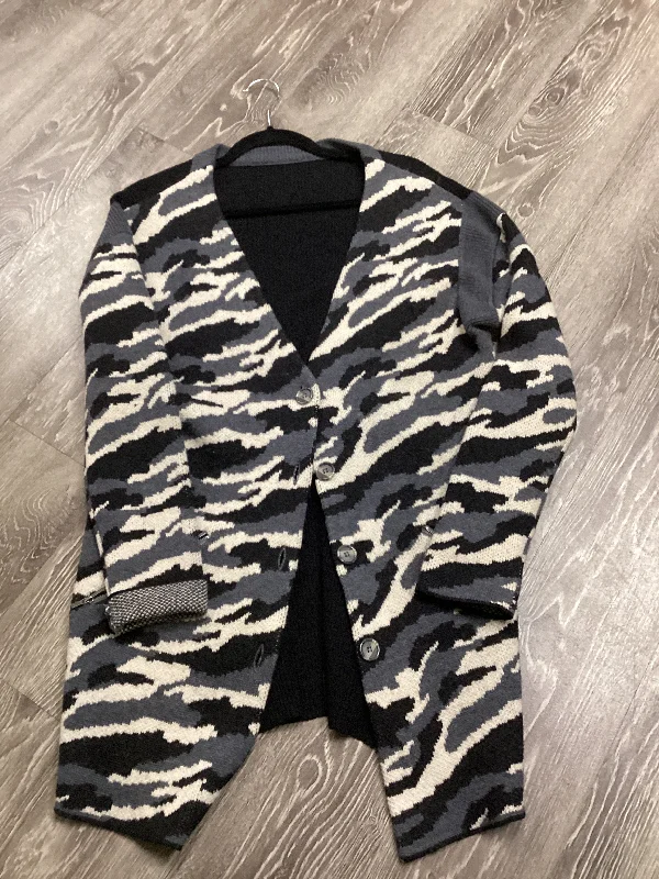 DVF camo cardigan zipper pocket Terry Blend Velvet Blend Canvas Blend