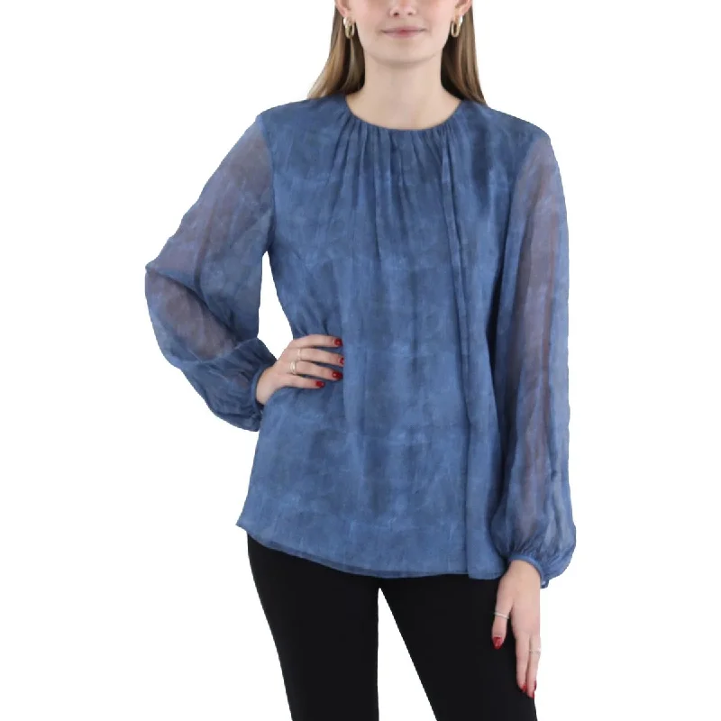 Womens Crewneck Casual Pullover Top Port Neck Pullover