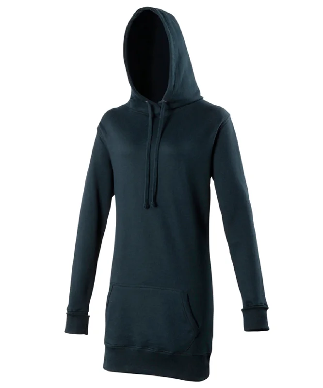 New French Navy - Women's longline hoodie Hoodie with Patch Decorative Personalized