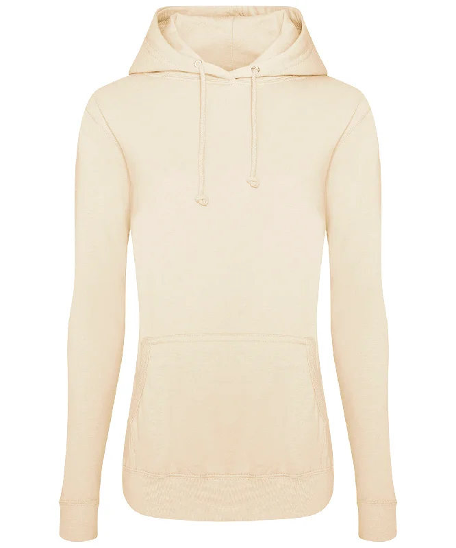 Vanilla Milkshake - Women's College Hoodie Hoodie with Hidden Zipper Minimalist Clean