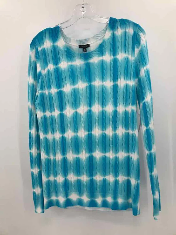 Pre-Owned Talbots Blue Size Medium Sweater Sweater Knitwear Pullover