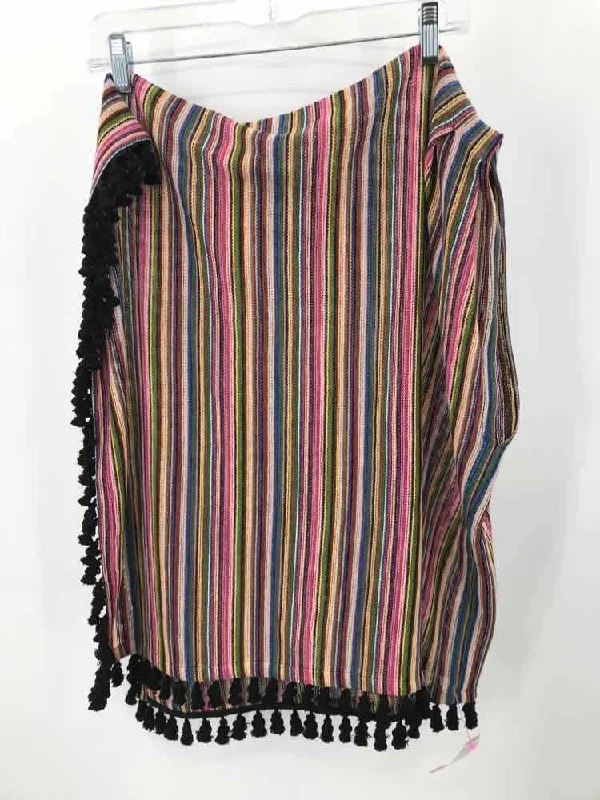 Pre-Owned Sara Campbell Pink Size One Size Poncho Sweater Fitted Slim Tailored