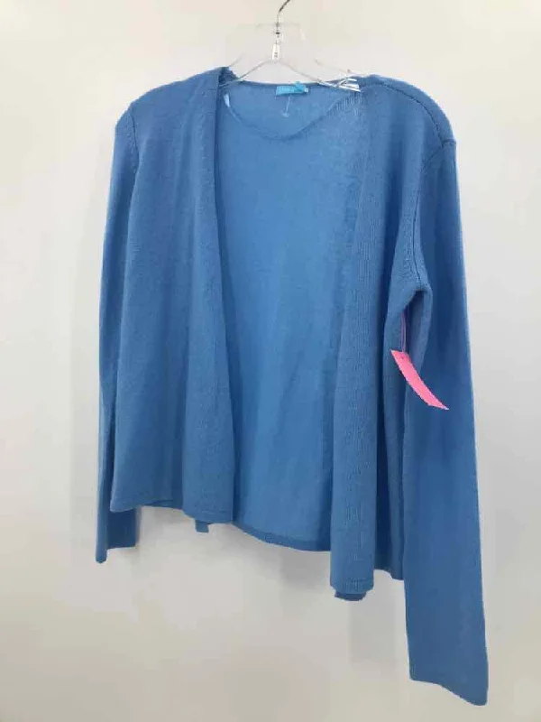 Pre-Owned J Mclaughlin Blue Size XS Cardigan Sweater Fleece Fabric Down Fabric Feather Fabric