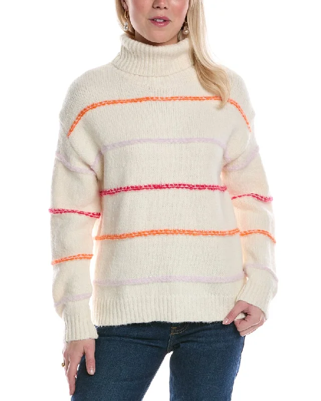 Anna Kay Isolede Cashmere-Blend Pullover Cable Knit Chunky