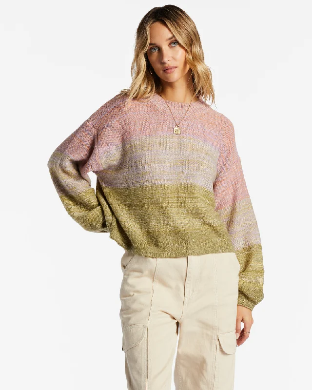 On Hue Jumper - Willow Seamless Knitted Crochet