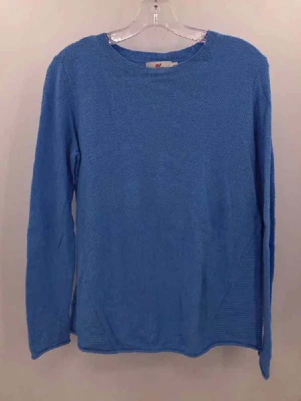 Pre-Owned Vineyard Vines Blue Size XS Sweater Boat Neck Shawl Collar Notched Collar