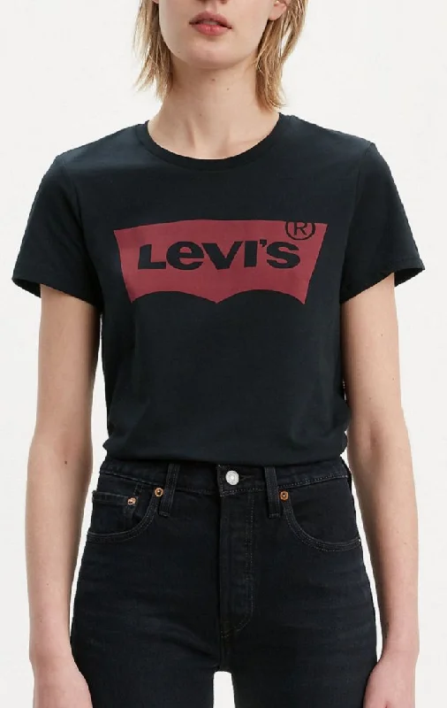 Levi's W The Perfect Tee Core Housemark Front Pockets Side Pockets Patch Pockets