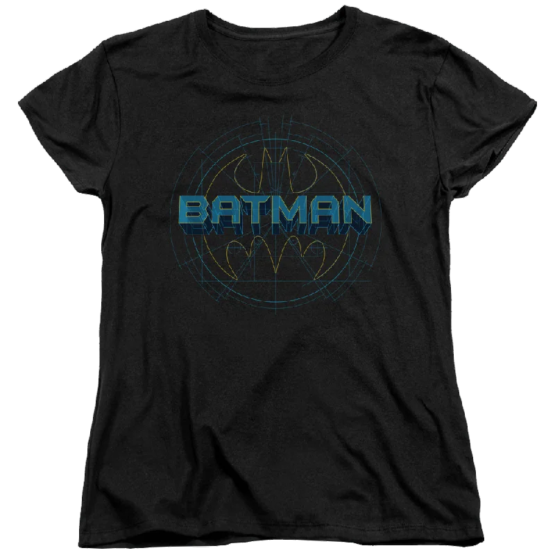 Batman Bat Tech Logo - Women's T-Shirt Anti-Pilling Machine Wash Handmade