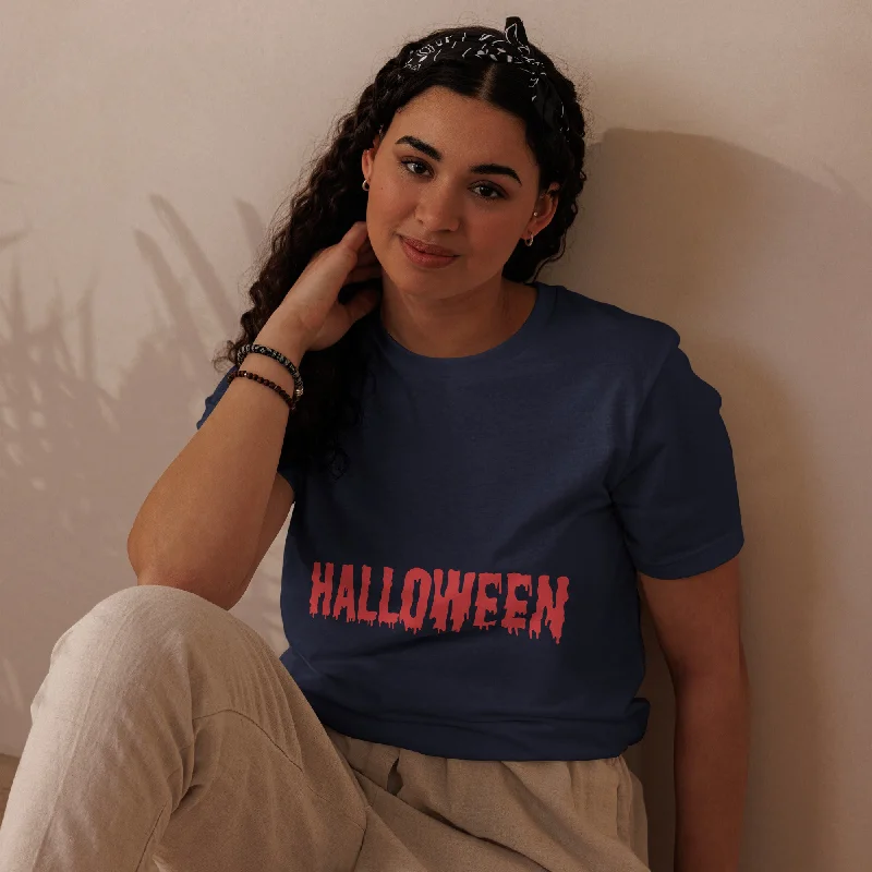 Blood Halloween Graphic Women Staple Eco T-Shirt Elasticated Padded Insulated