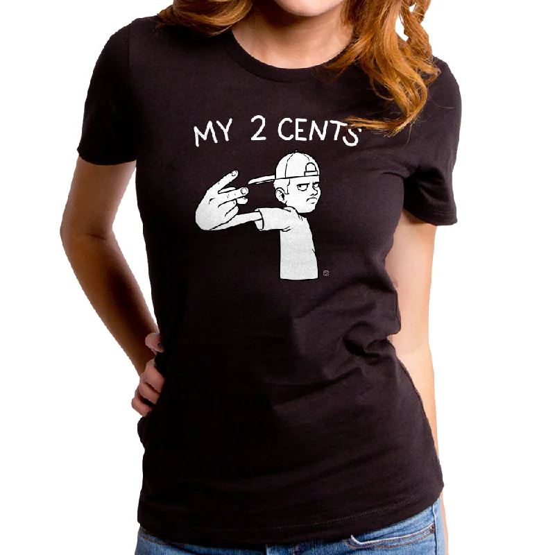 My Two Cents Women's T-Shirt Satin Fabric Silk Fabric Chiffon Fabric