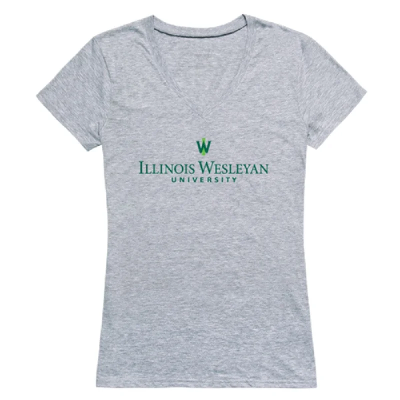 Illinois Wesleyan University Titans Womens Seal T-Shirt Wool Fabric Cashmere Fabric Tweed Fabric