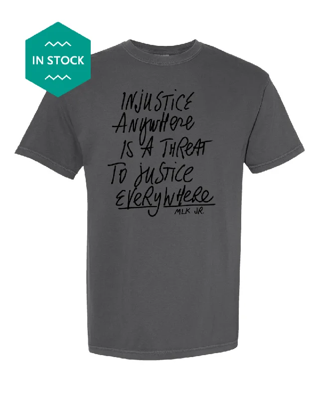 Injustice : Unisex Tee Iron Safe Non-Iron Wrinkle Free