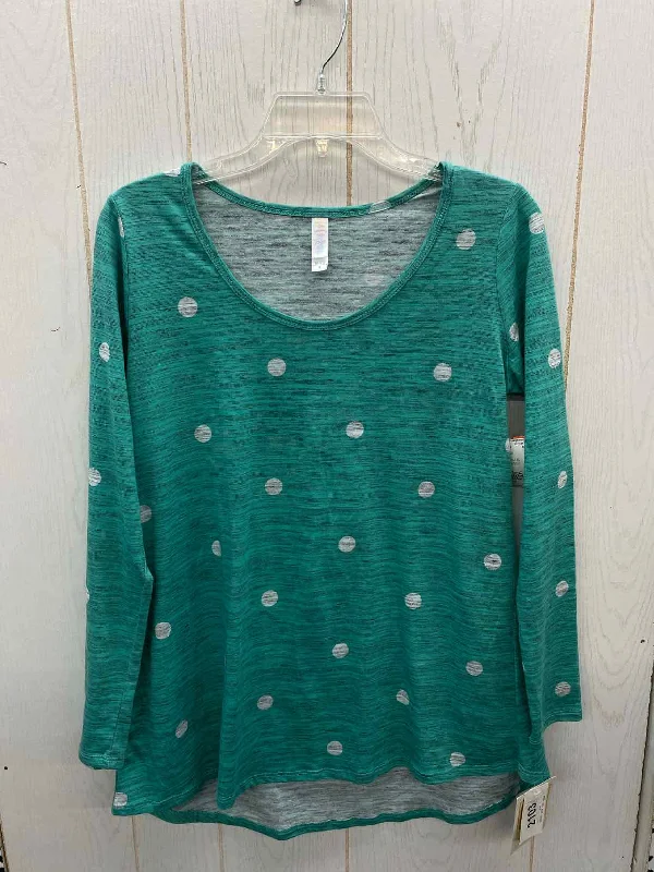 Lularoe Green Womens Size Small Shirt Casual Formal Business