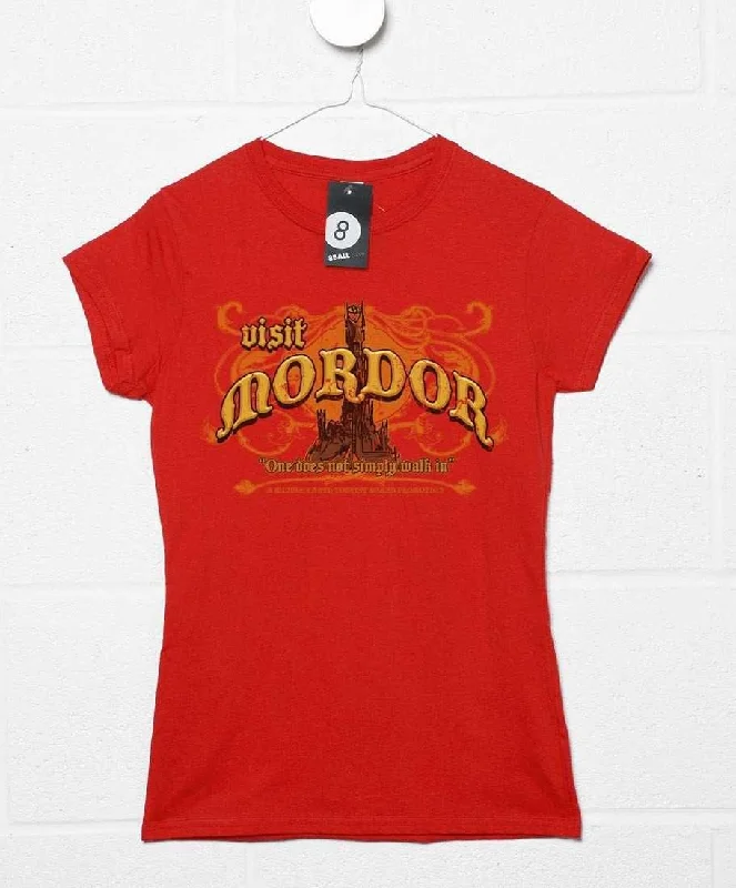 One Does Not Simply Visit Mordor Womens T-Shirt Boxy Fit Fitted Loose