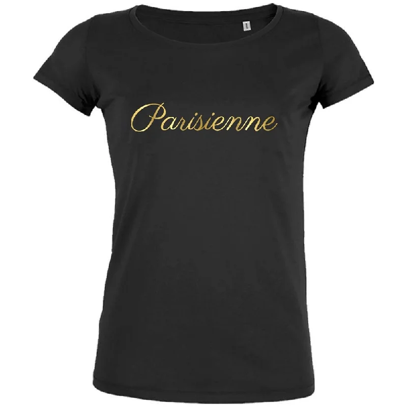 Parisienne Women's Organic Tee Oversized T-Shirt Spandex breathable