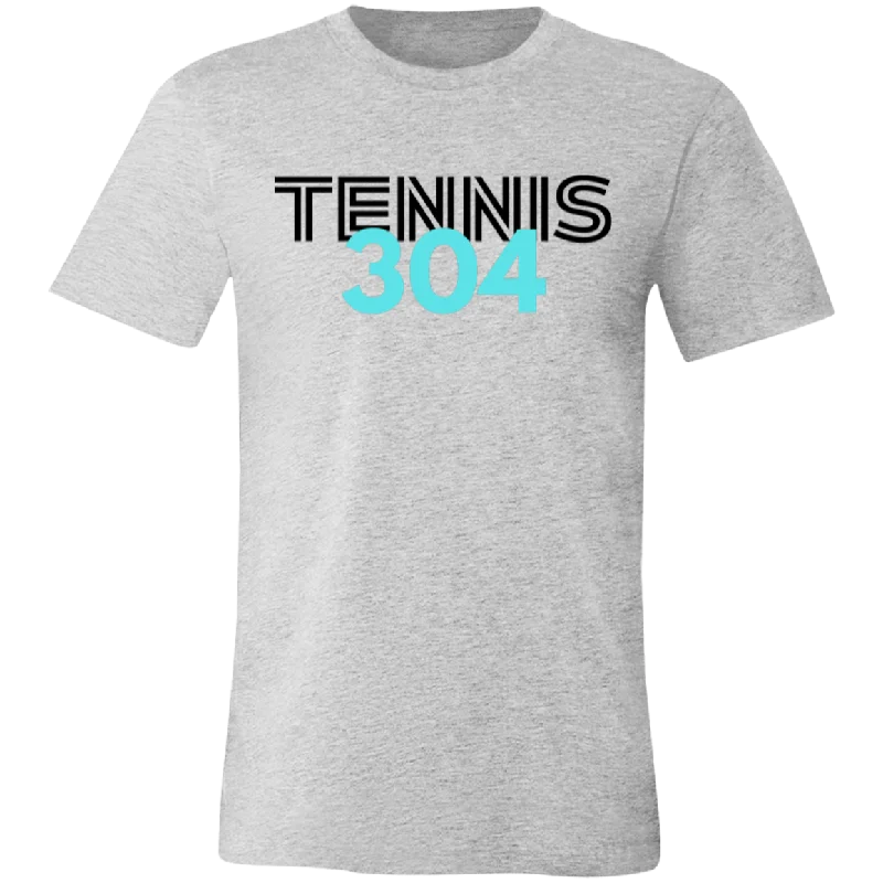 Tennis304 Unisex Jersey Tee Chenille Brocade Lace