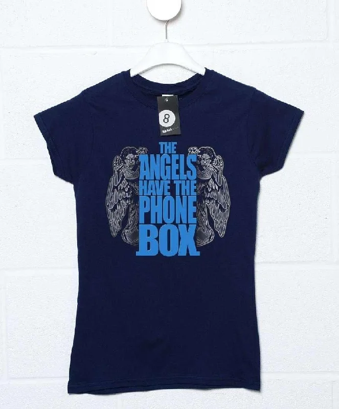 The Angels Have The Phone Box Womens Style T-Shirt Cashmere Blend Cotton Blend Poly Blend